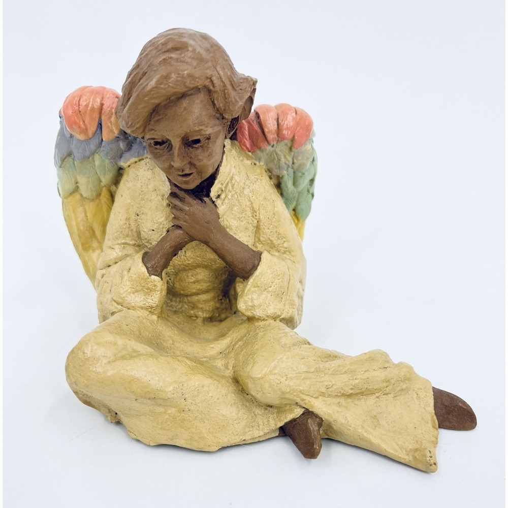 Tom Clark Angel Gnome Edition #50 Cairn Studios Nativity Christmas Rainbow Wings